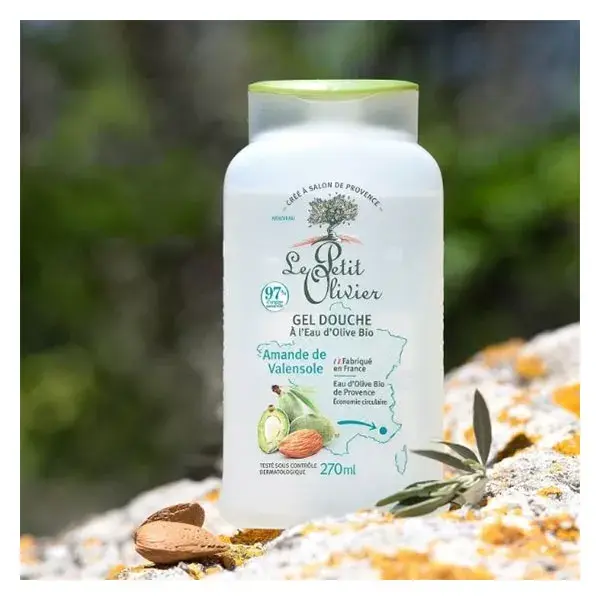 Le Petit Olivier - Gel Douche - Amande de Valensole - Sans Savon 270ml