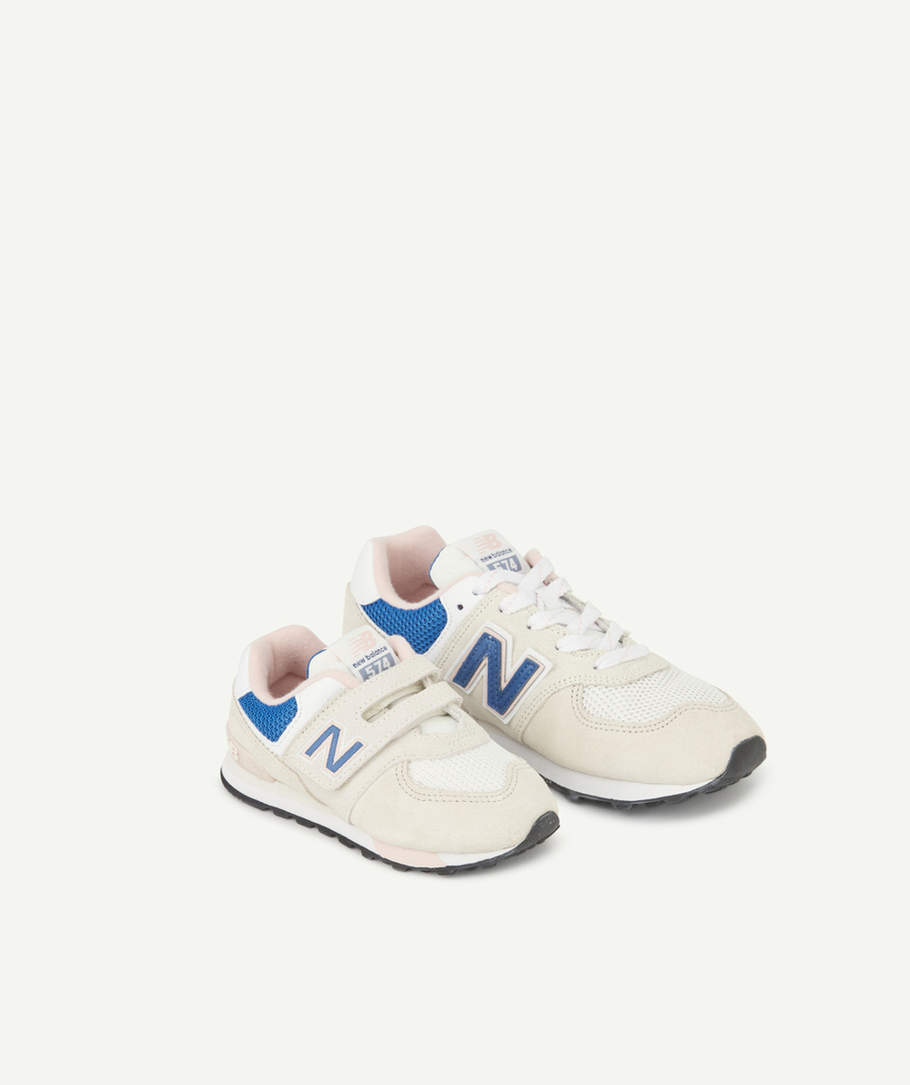 NEW BALANCEBASKETS 574 BEIGES ET ROSES FILLE