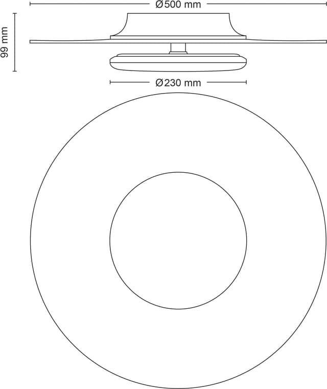 Philips Garnet loftslampe 40W