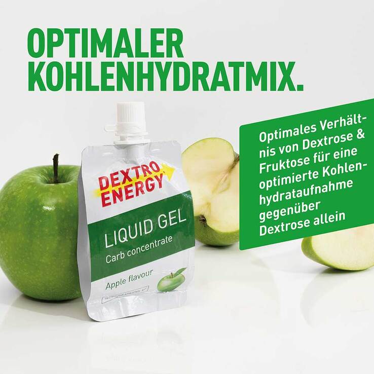 Dextro Energy Sports Nutr.Liquid Gel Apple, 60 ml
