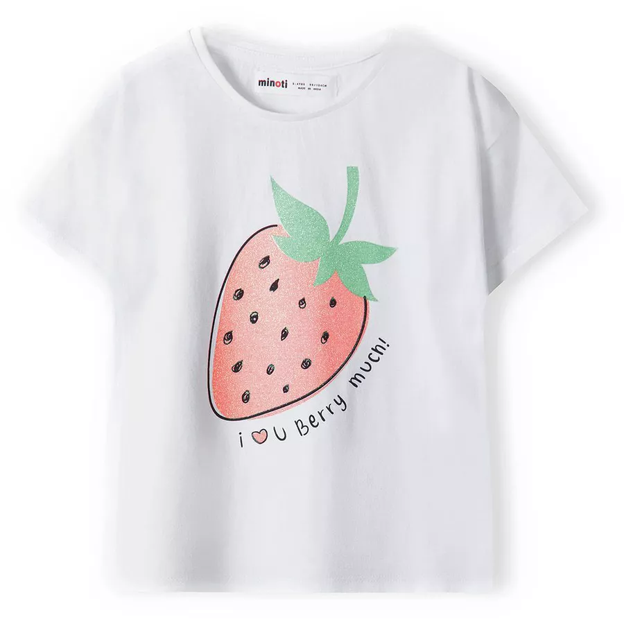 MINOTI 3er-Pack T-Shirts BlauWeißRosa
