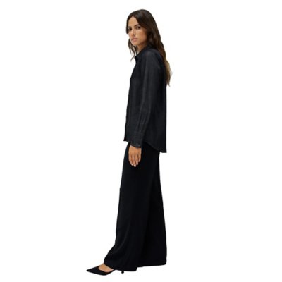 Chemise à manches longues femme Denim Black SALSA
