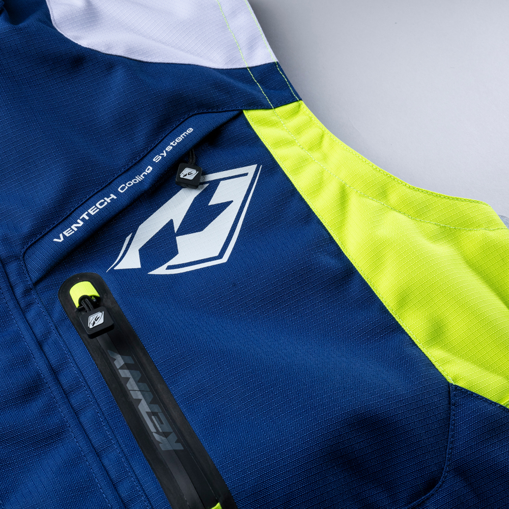 Kenny - Veste Titanium Navy / Jaune / Blanc