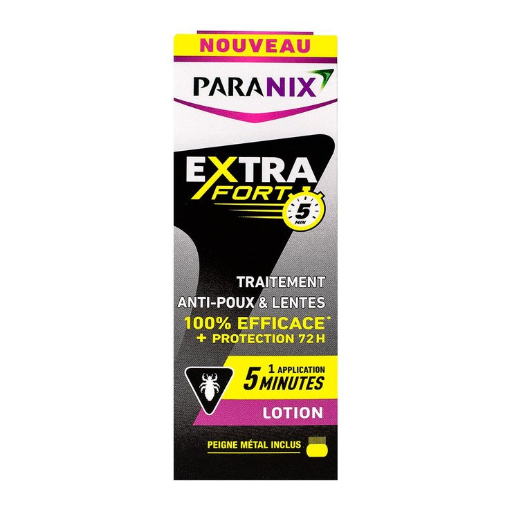 Extra Fort 5mn lotion anti-poux et lentes 100ml