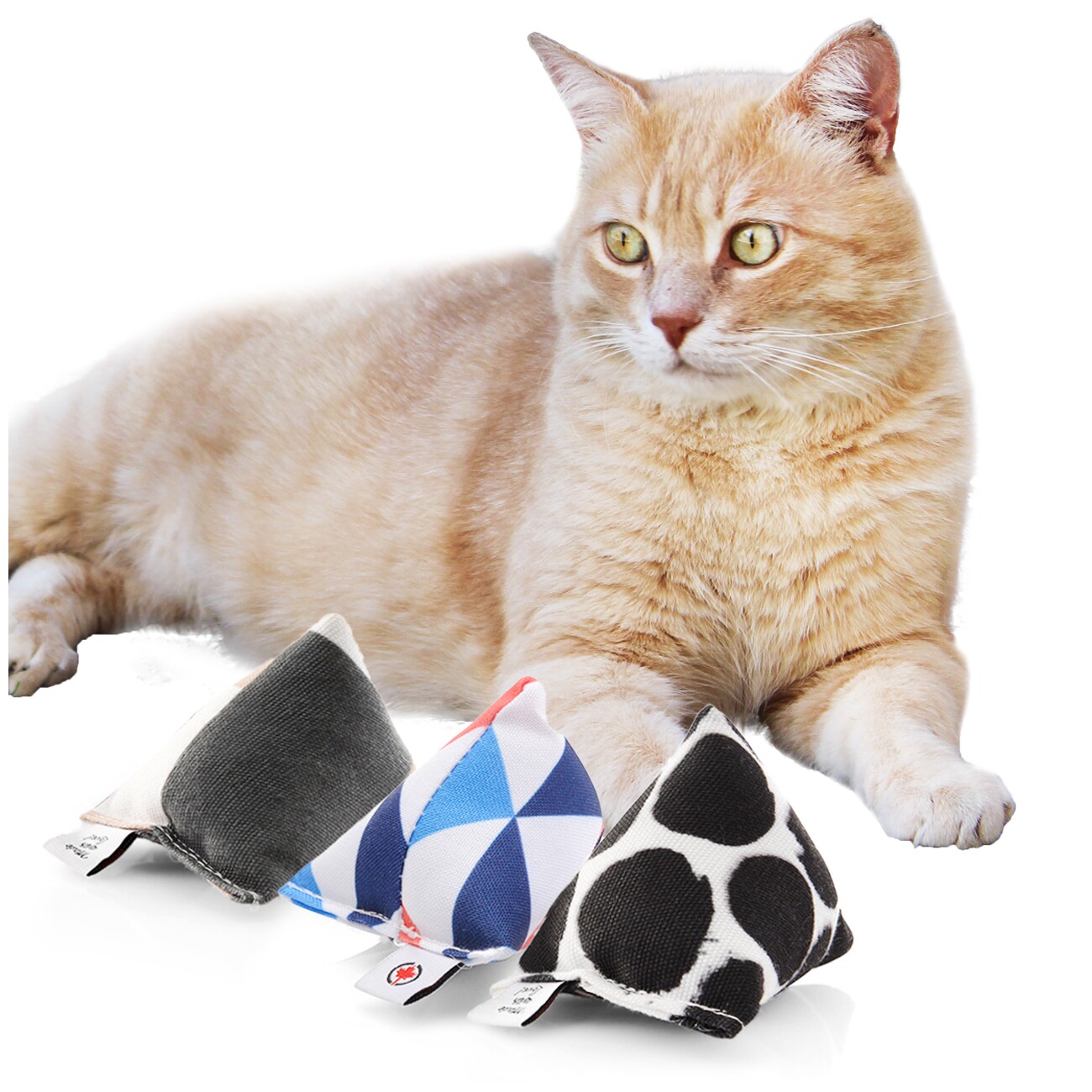 Canadian Cat Company großes 6er Catnip Schmusekissen Set