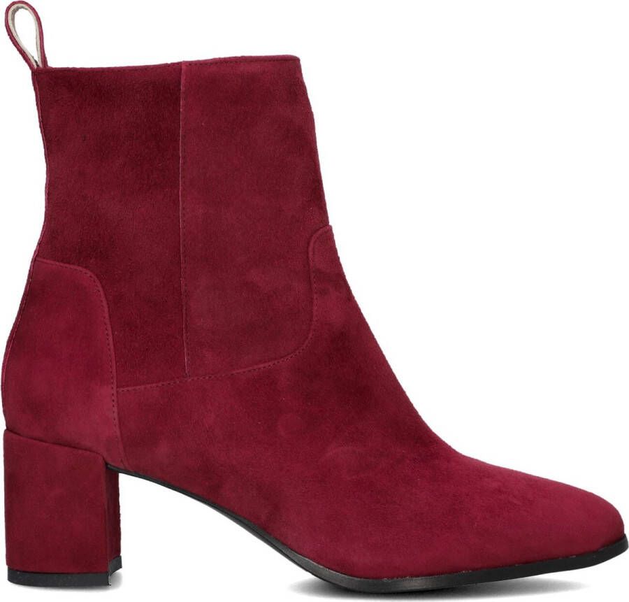 LINA LOCCHI Enkellaarsjes Dames 8543 Maat: 39 Materiaal: Suède Kleur: Rood