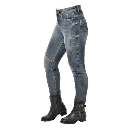 Jean Overlap LEXY - Slim - Bleu