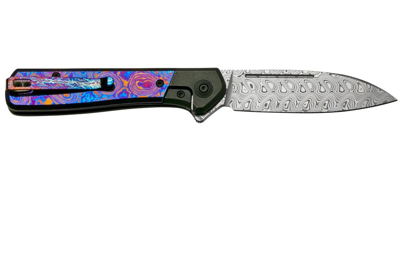 WE Knife Soothsayer WE20050-DS1 Purple Titanium/Timascus, zakmes