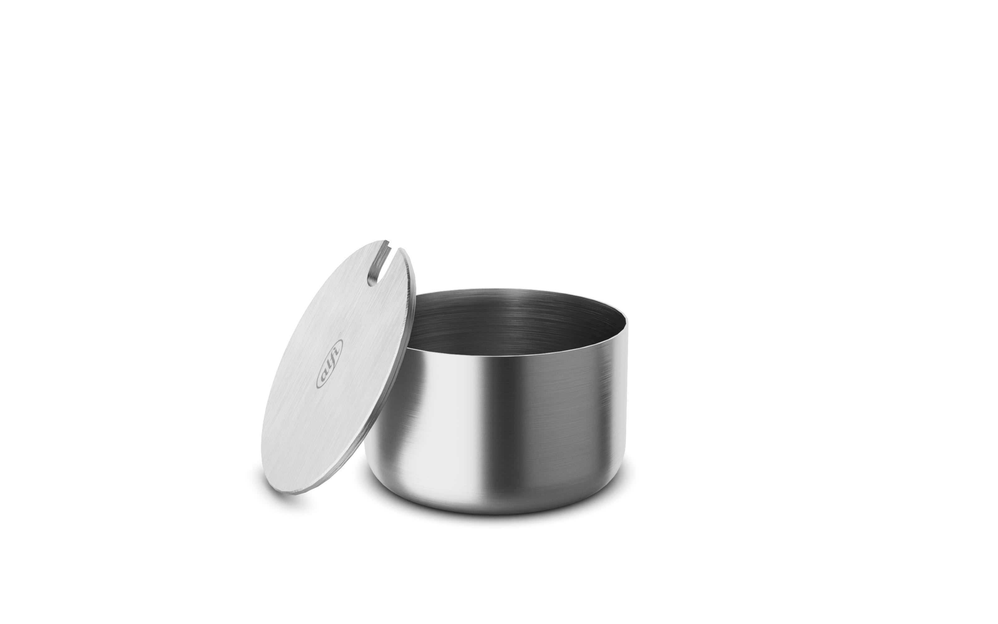 Zucker-Sahne-Set, stainlesssteel mat, 3-teilig