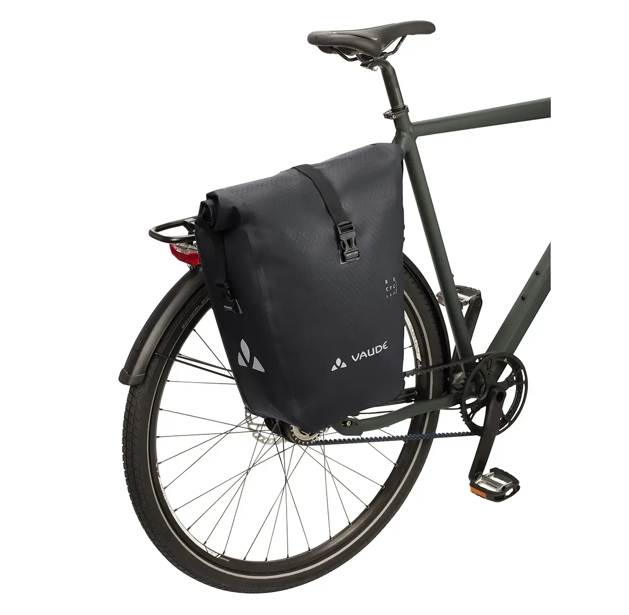 VAUDE Aqua Back Achtertassen Recycled Zwart