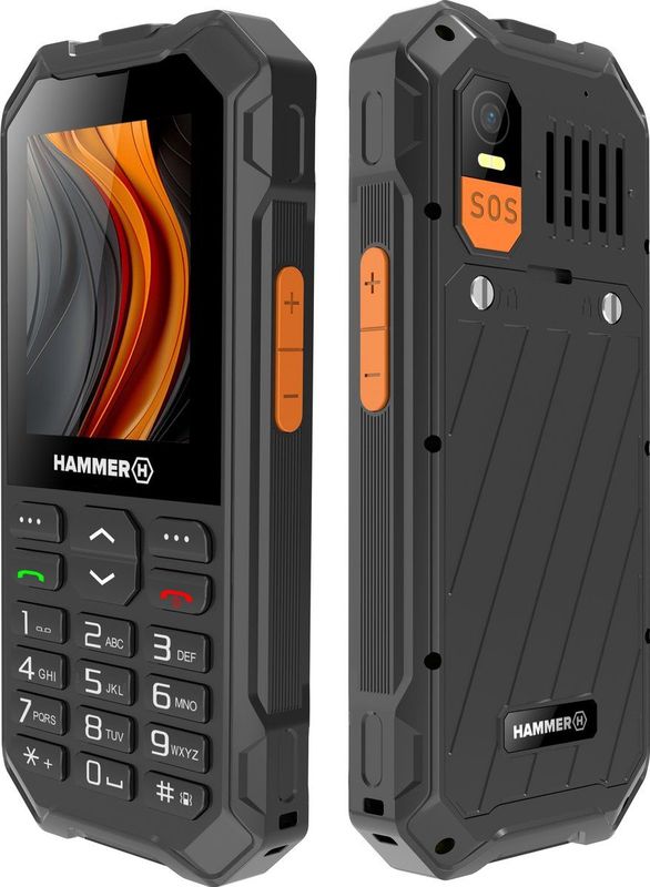 Hammer 6 LTE - Rugged Bouwtelefoon - SOS Knop - IP68