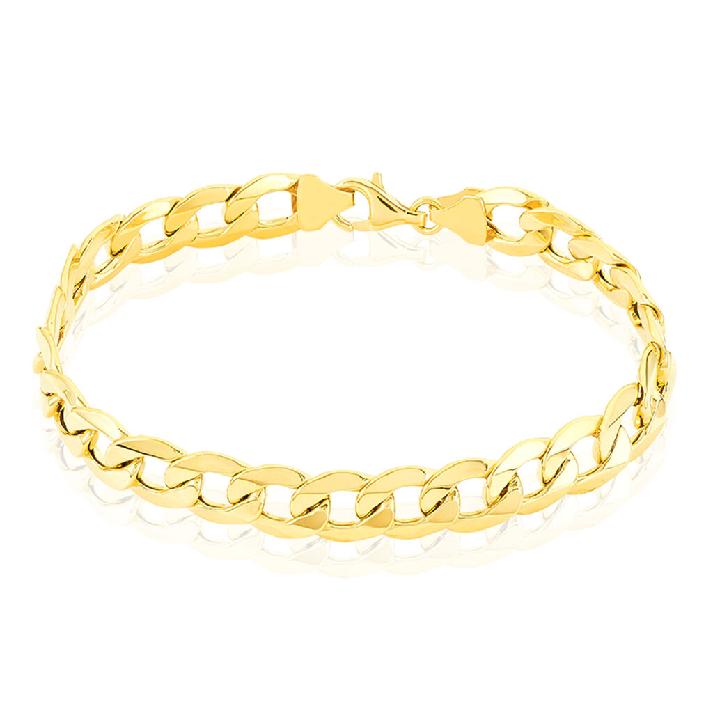 Bracelet Iris Maille Gourmette Or Jaune