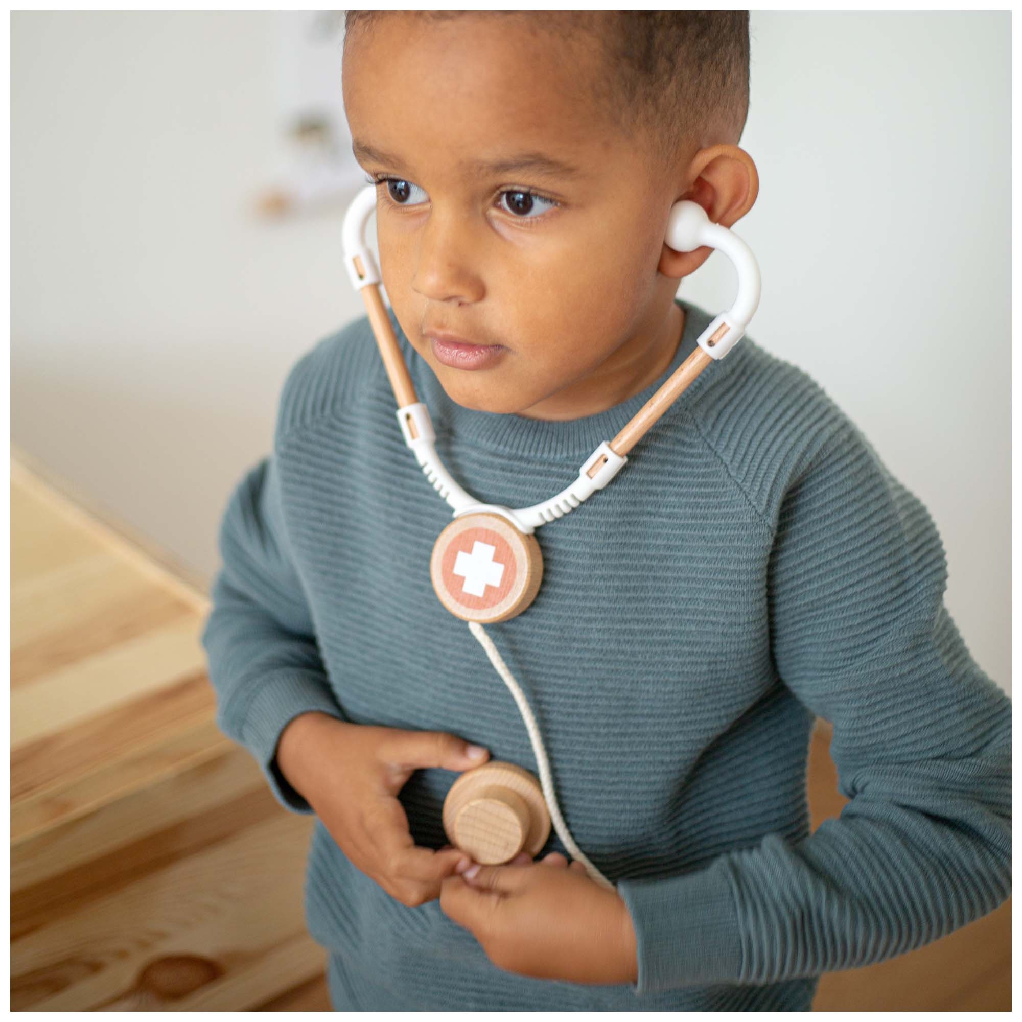 Tryco houten doktersset wit