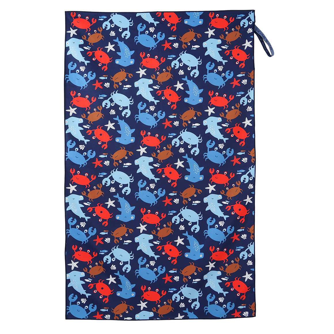 Topolino Mikrofaser-Handtuch mit Meerestier-Motiven dunkelblau