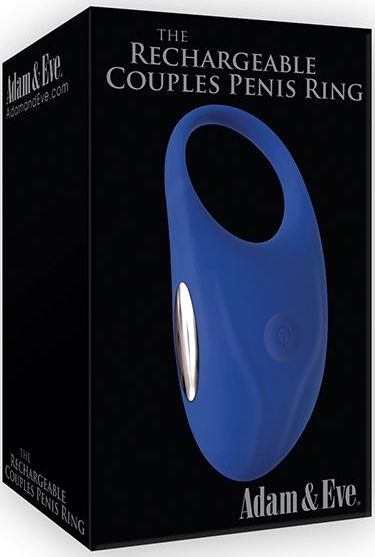Adam & Eve Couple's Penis Ring Blauw