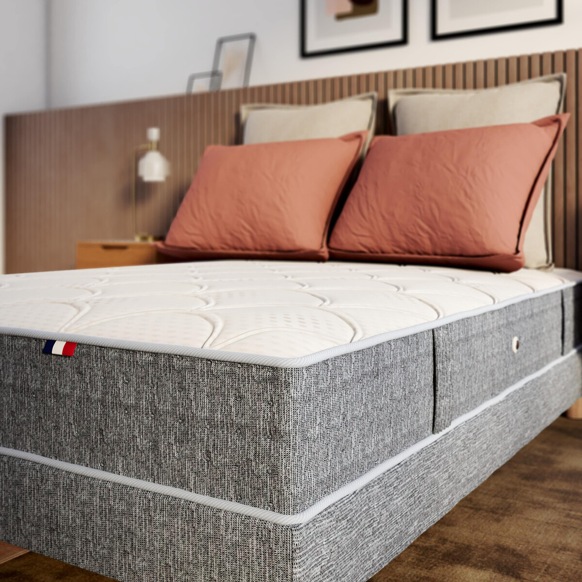 LA REDOUTE INTERIEURS<br>Colchão de espuma HR 35kg/m² semi-firme