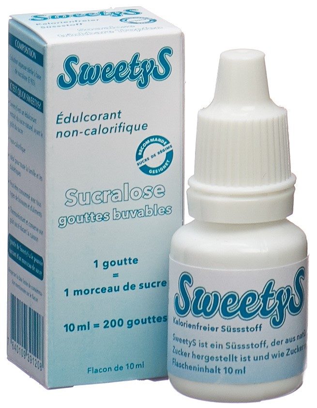 GOODNESS SweetyS Sucralose Süssstoff liq Tropffl 10 ml