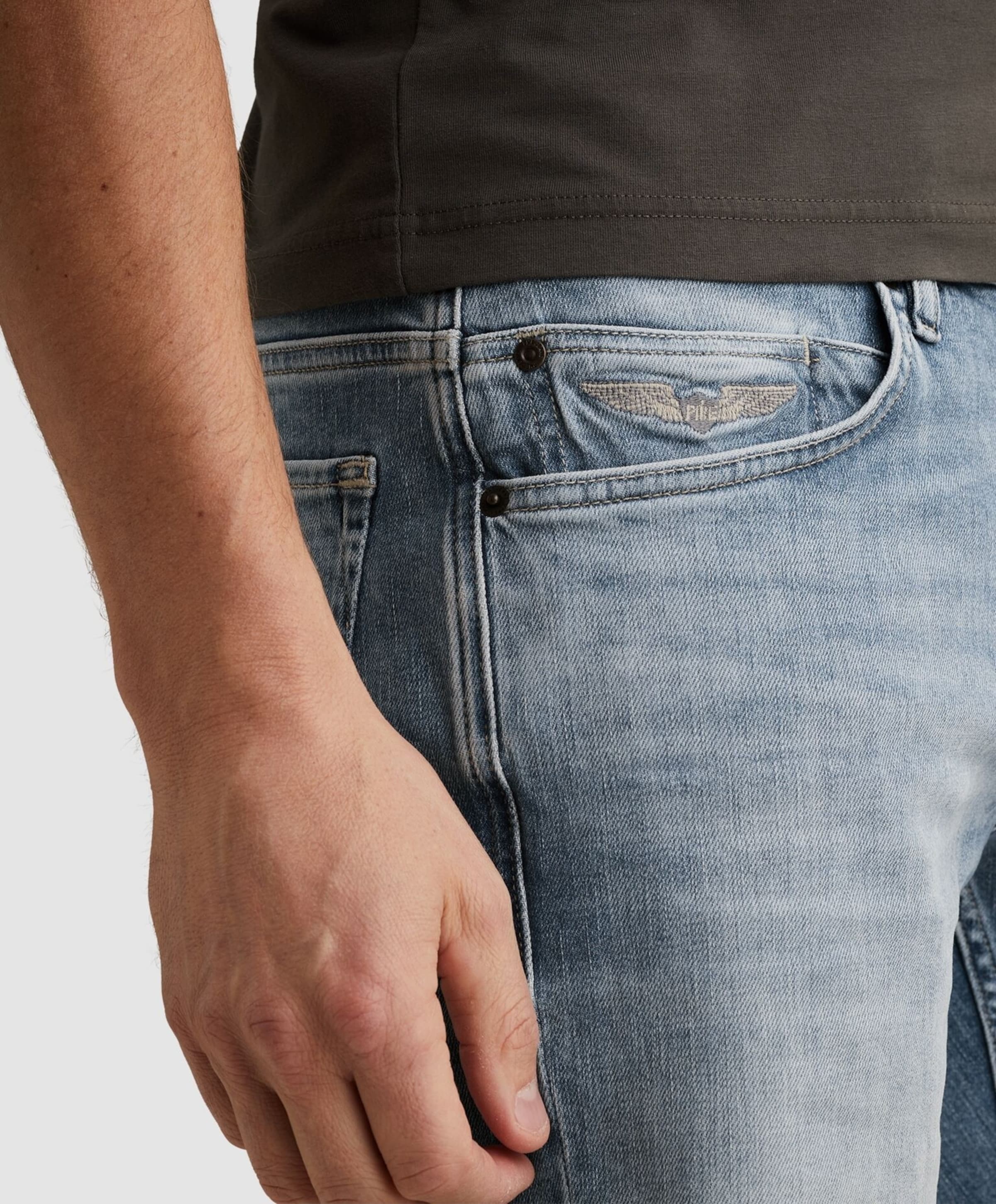 PME Legend WINGLOAD SHORTS LIGHT INDIGO COMFO heren korte broek blauw