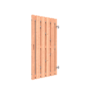 Tuindeur Royal Douglas hout geschaafd op metalen frame 180 x 100 cm