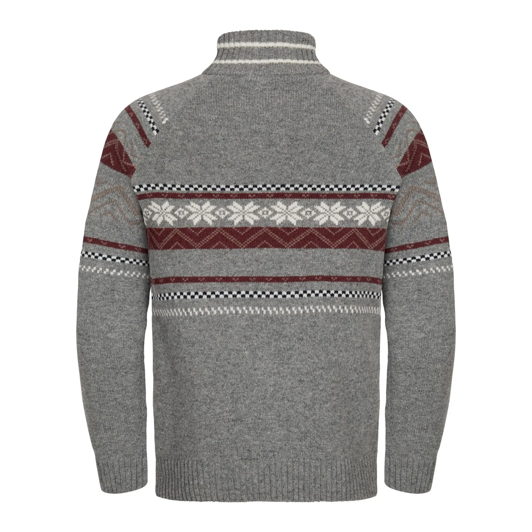 Gridarmor Snøstjerne Hz Ullgenser Men Grey Melange