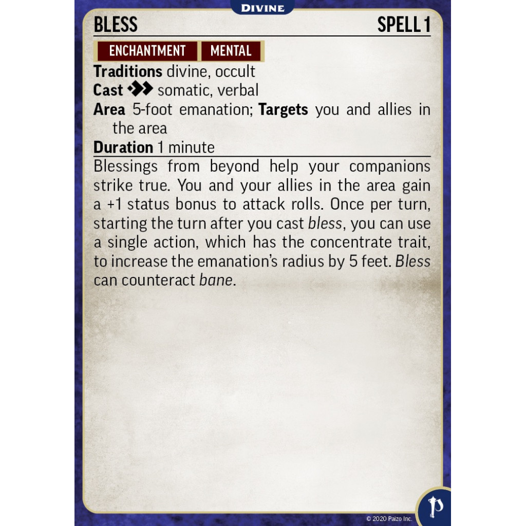 Pathfinder Second Edition - Divine Cards