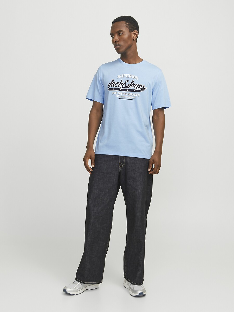 JACK & JONES<br>Camiseta reta com logotipo