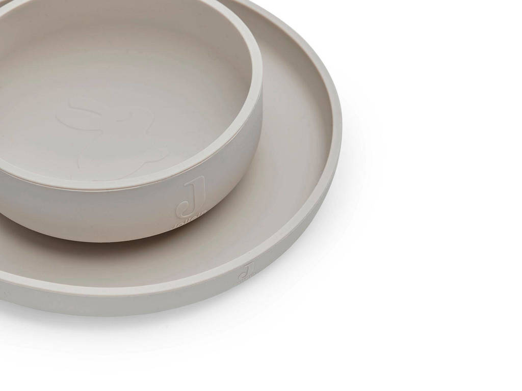 siliconen dinerset nougat (4-delig)