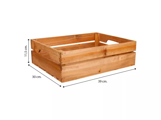 Tiroir en bois marron 39x30x11,5h