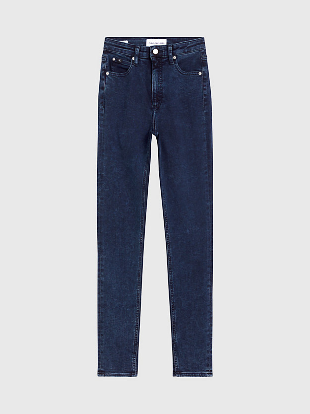 Calça jeans skinny de cintura alta
