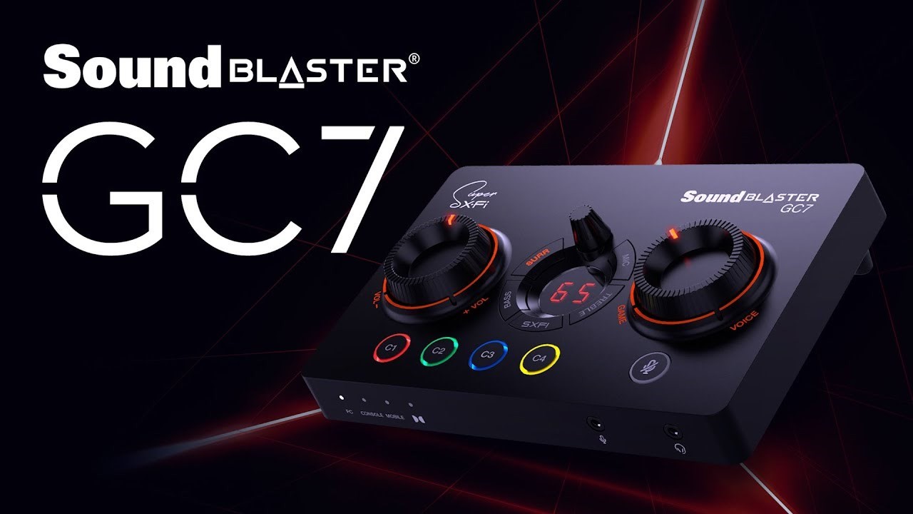 Creative - Sound Blaster GC7 Næste Gen Gaming USB lydkort