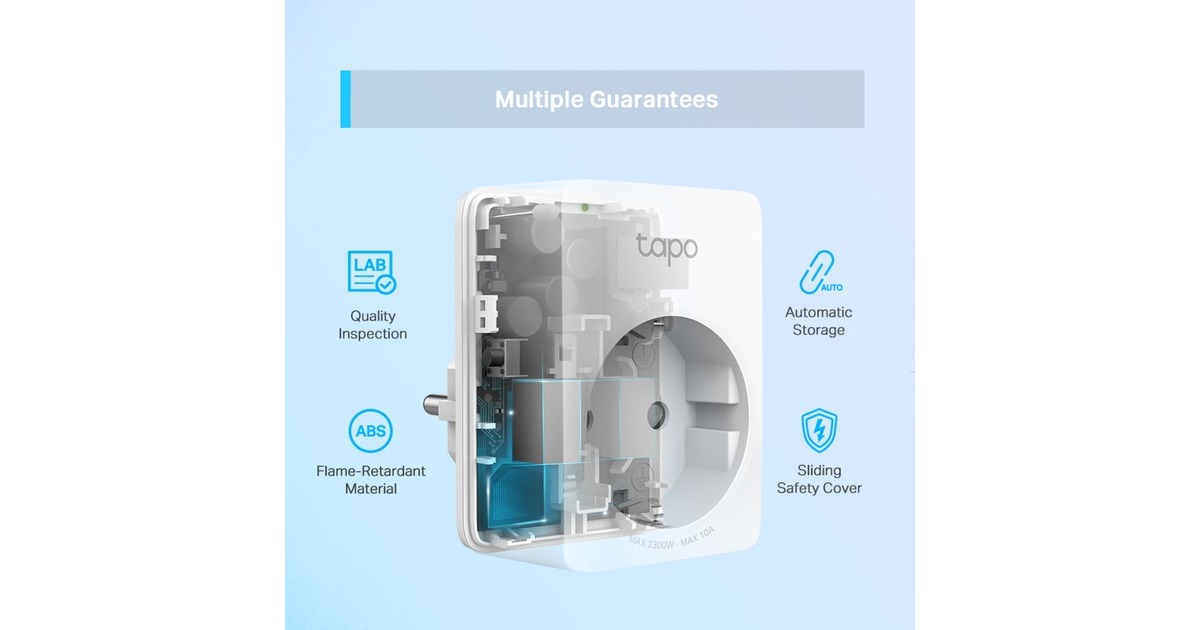 TP-LinkTapo P100 Mini Smart Wifi-stopcontact schakel stekkerdoos  (Wit)