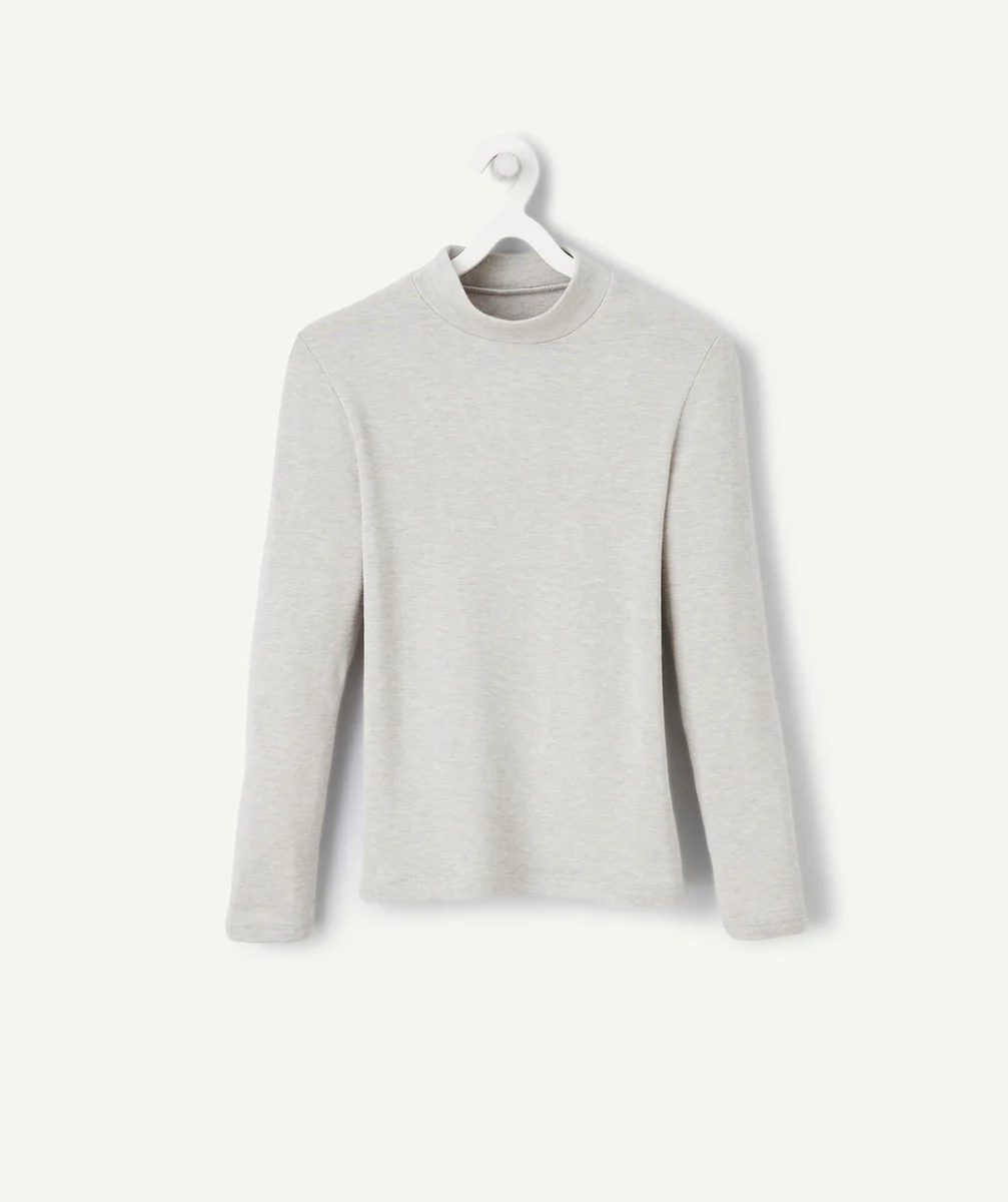 DAMARTT-SHIRT COL MONTANT THERMOLACTYL SENSITIVE GRIS CHINÉ