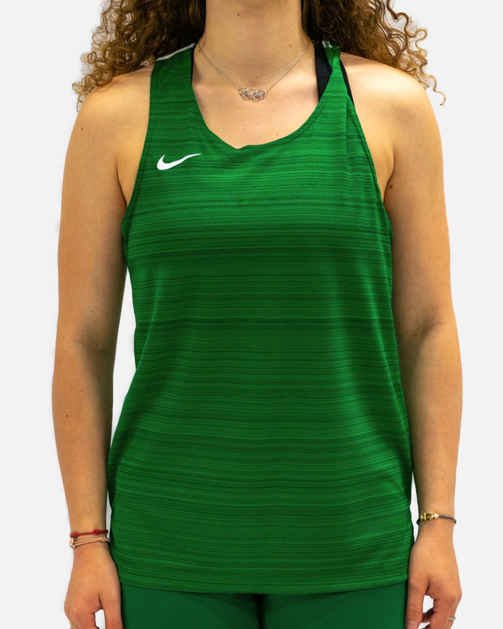 Débardeur de running Nike Stock Vert pour femme