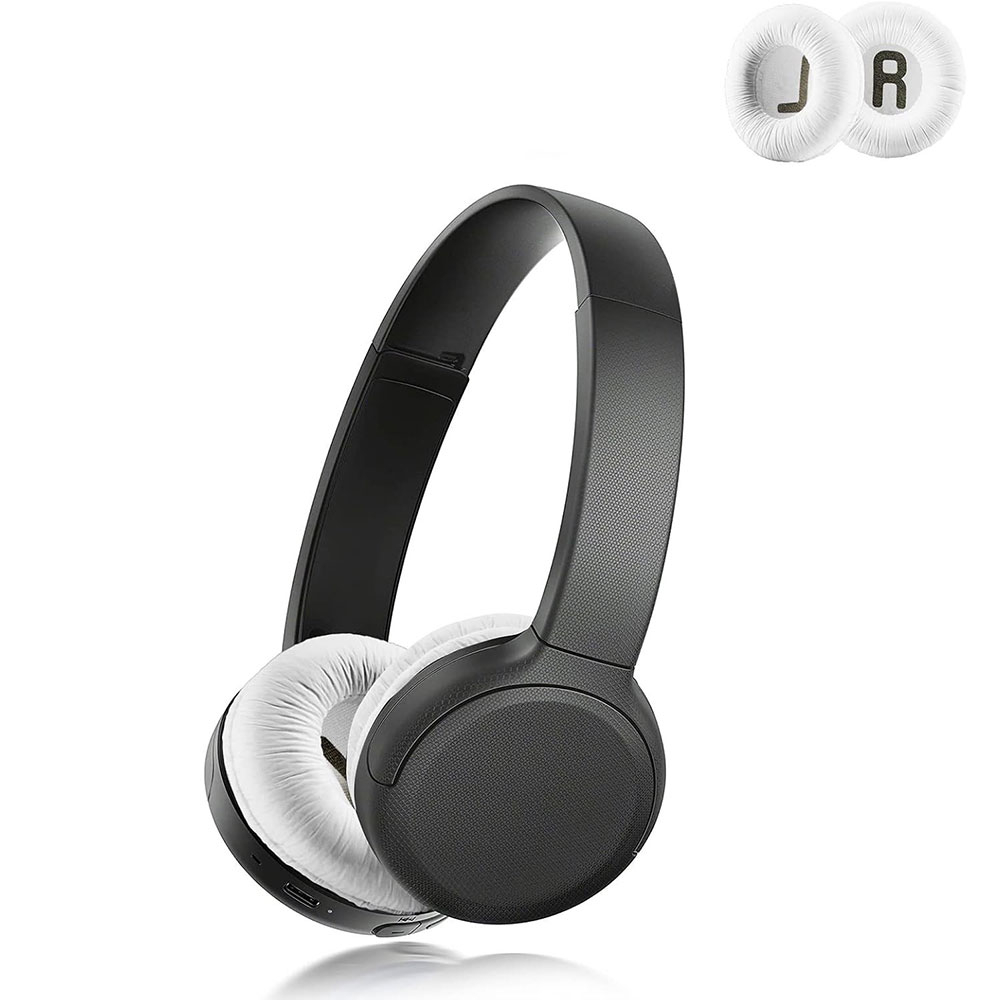 (1 Paar) Sony WH-CH500 / 510 / ZX3308BT / 310 / ZX100 / 600 / V15 Kopfhörer Ersatz Ohr Polster Kissen - Weiss