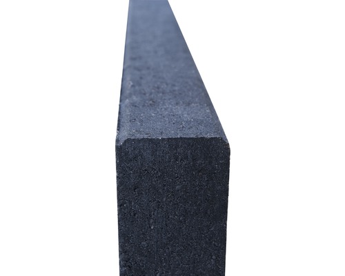 Betonnen gazonrand antraciet tweezijdig afgeschuind 100 cm x 6 cm x 25 cm