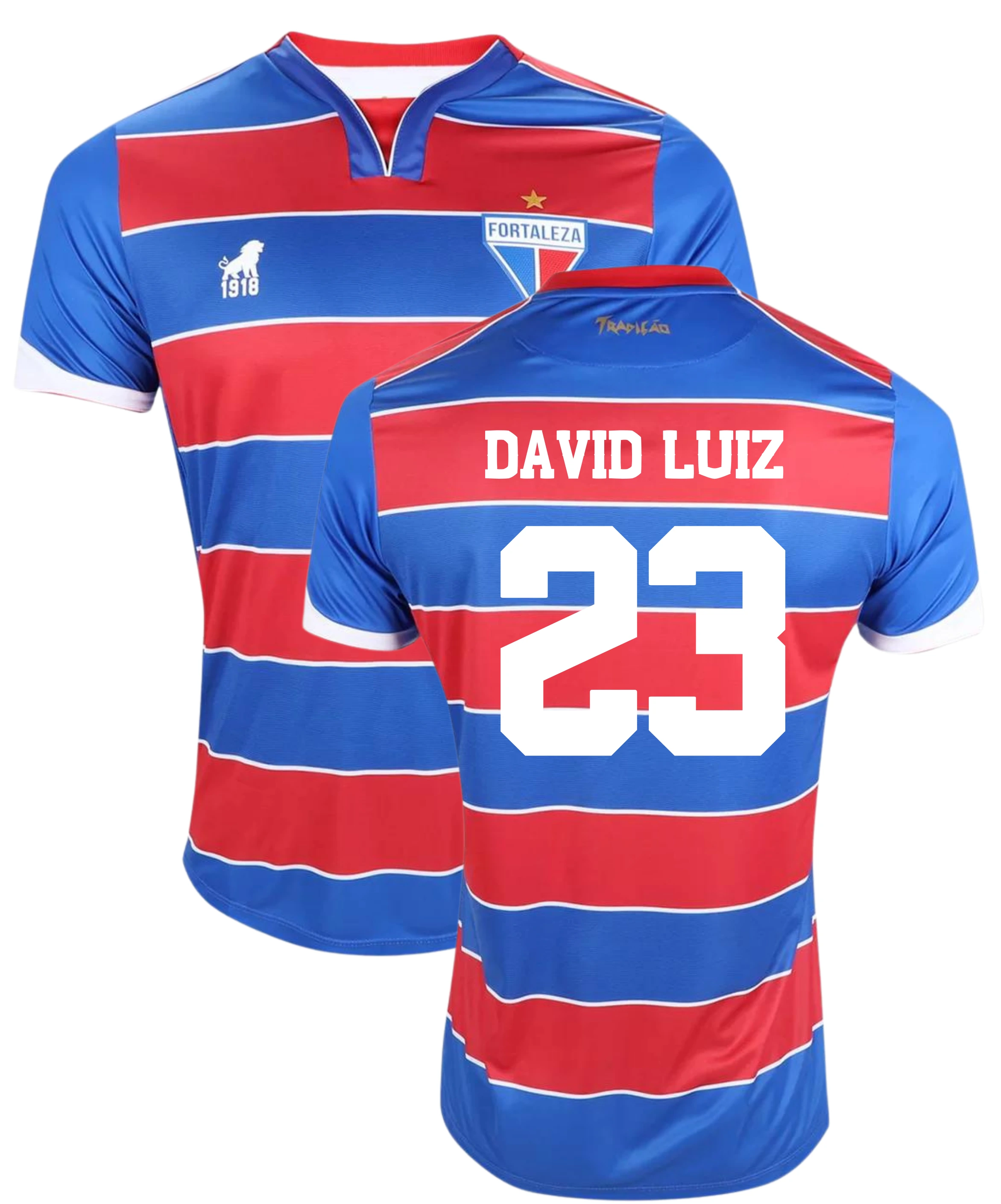 Fortaleza EC Thuisshirt 2022   Bedrukking David Luiz - Voetbalshirt Br