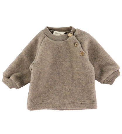 Engel Bluse - Wolle - Walnuss-Melange