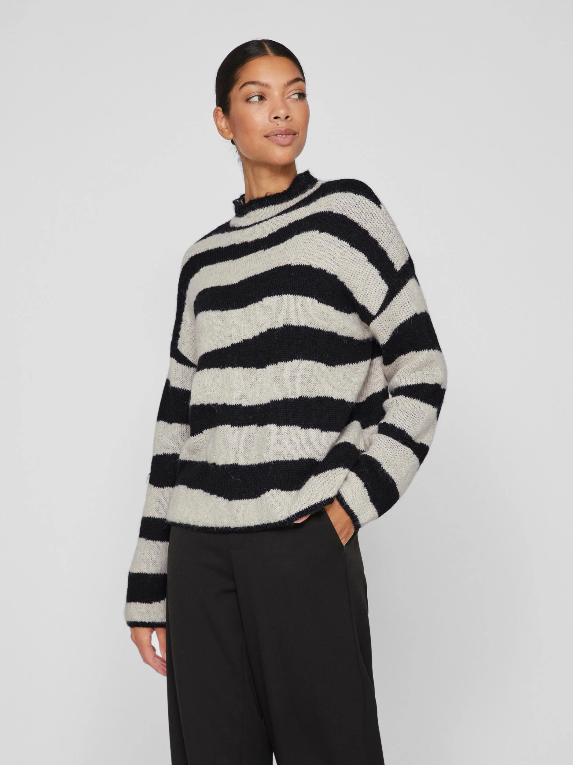 Vila  Visnippa L/S stribet strik