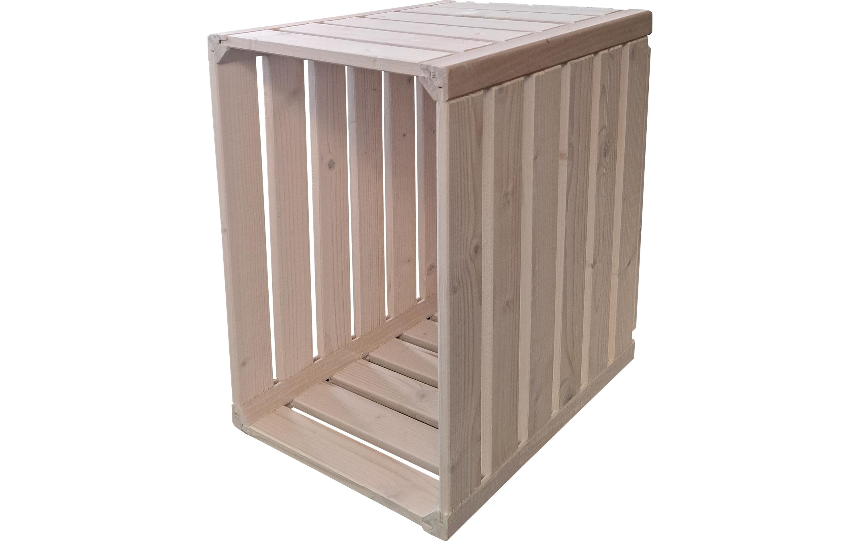 Holzharasse Weiss, 23.3 x 35 x 32 cmModulares Wohnregal