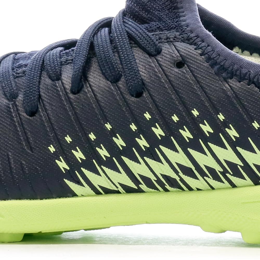 Puma Chaussures de foot Marine/Vert Junior Puma Future Z 4.4 Parisian
