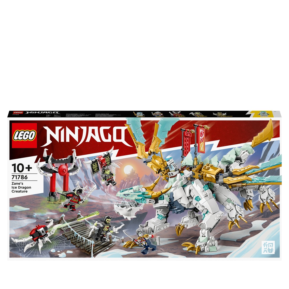 LEGO NINJAGO 71786 Zanes Eisdrache – Kreaturen-Bauset