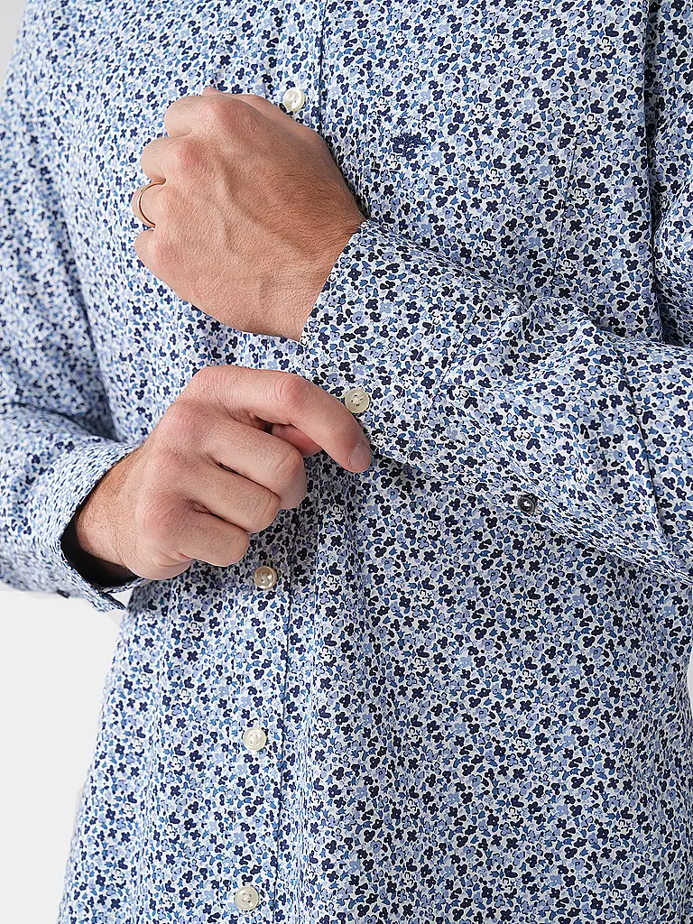 FYNCH HATTON Hemd Casual Fit blau