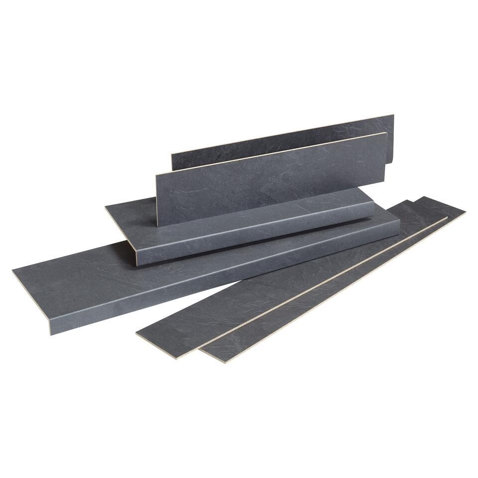 Stootbord Concrete Antraciet 2st - 90cm