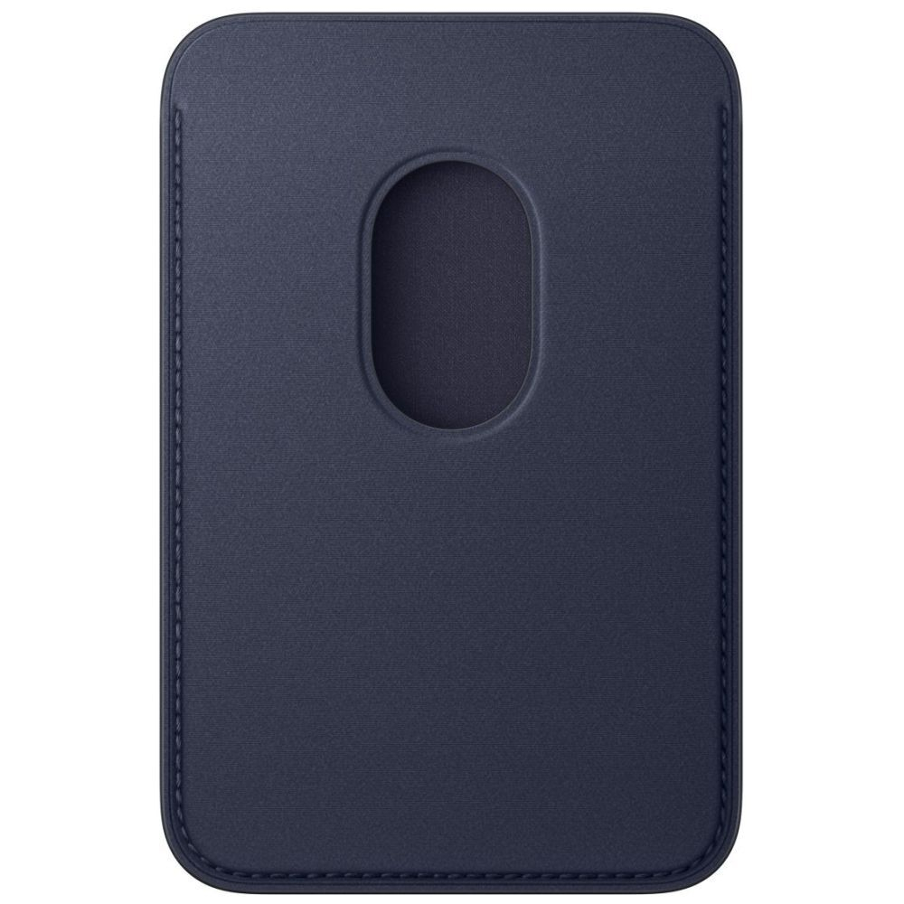 Magnetische MagSafe FineWoven Feingewebe Wallet Kreditkarten Halterung (MGH94ZM/A) - Marineblau