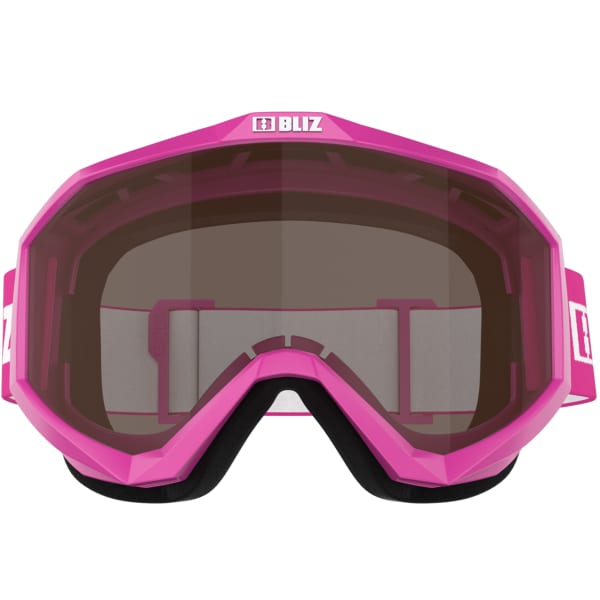 Masque de ski BLIZ LINER PINK-WHITE LOGO / BROWN