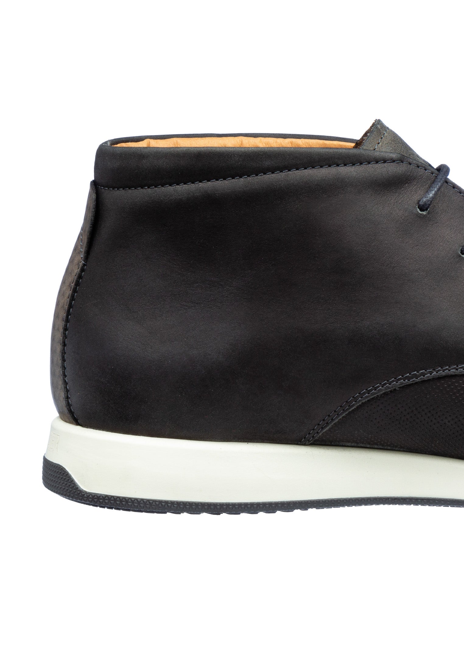 Antraciet grijs nubuck Ticino halfhoge veterschoen