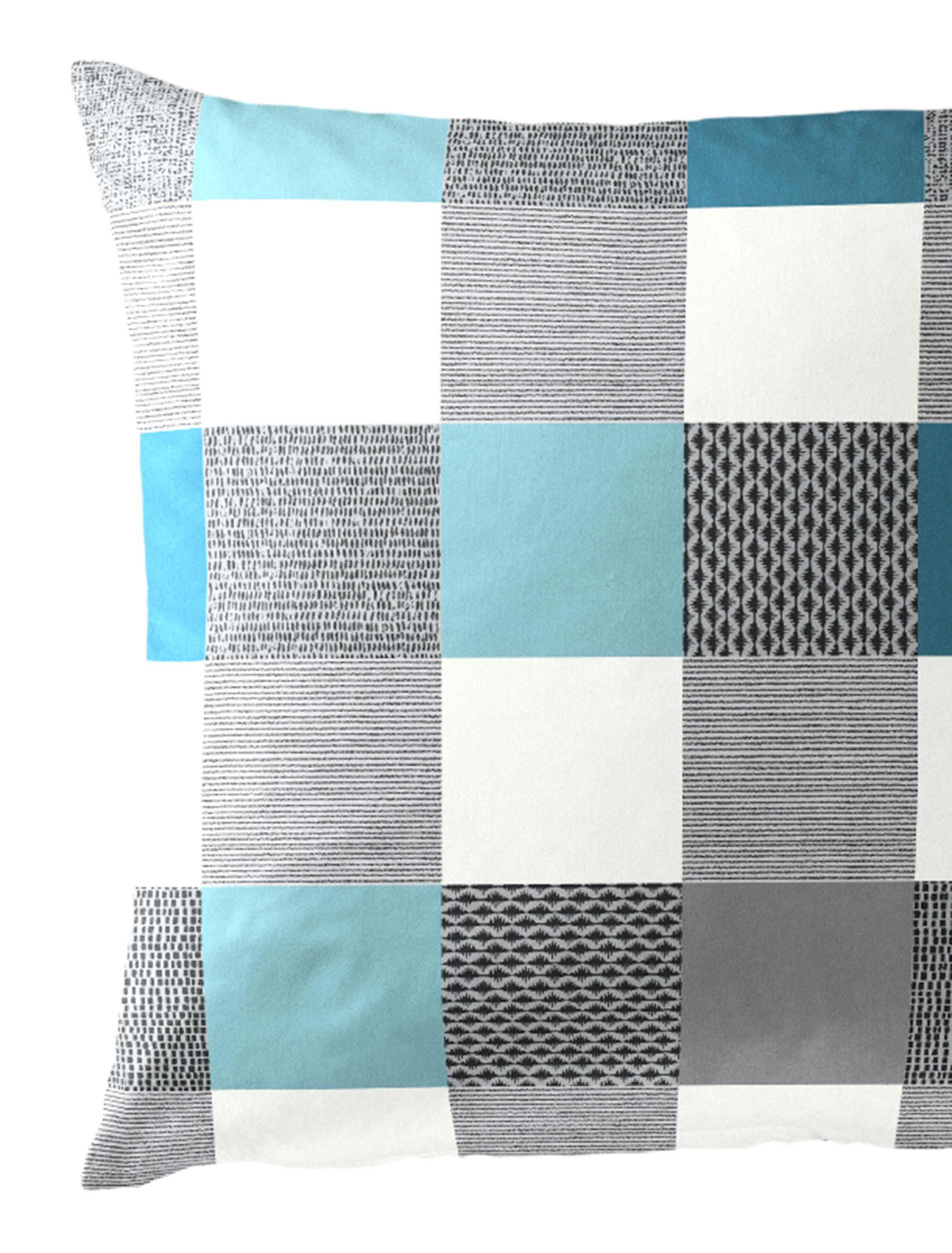 Bettwäsche Seersucker AQUA 135x200cm, mit 1 Kissen