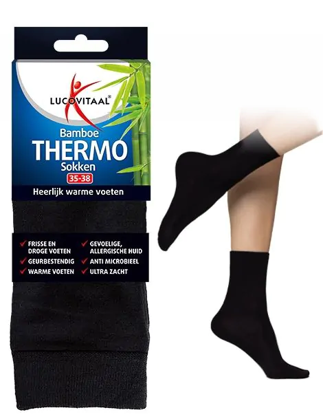 Bamboe Thermosok 2 paar
