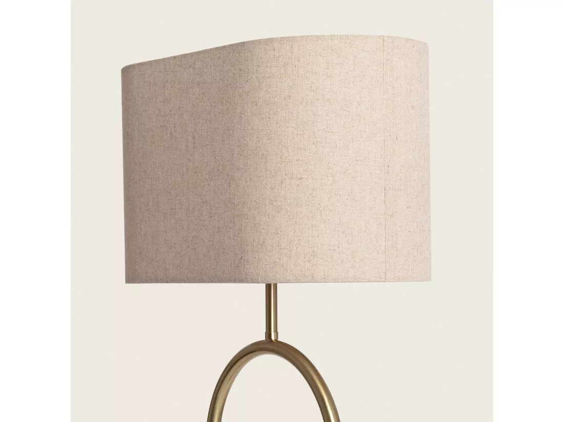 Lampadaire Métal Brilthor Doré