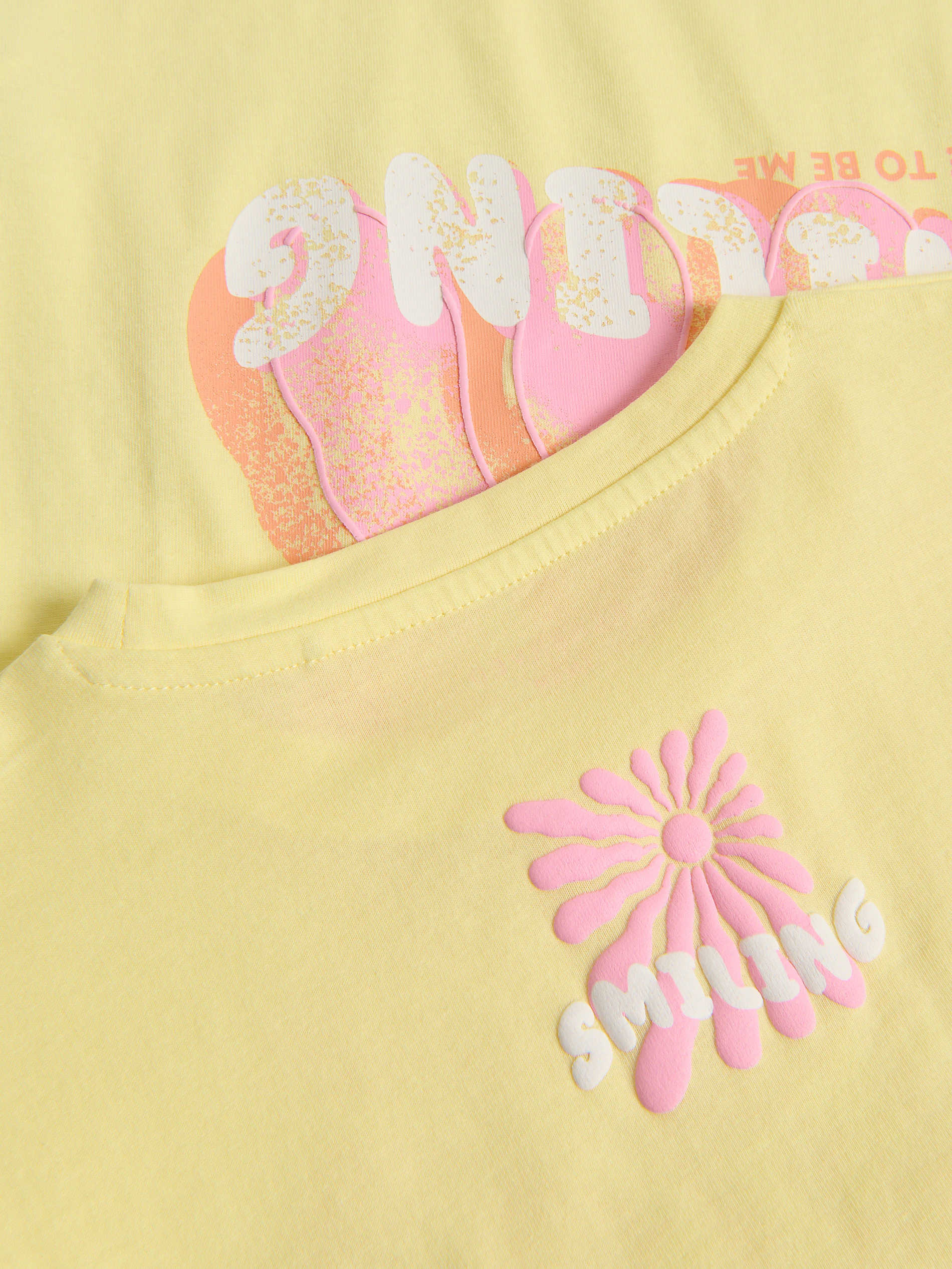 T-Shirt aus Baumwolle mit Aufdruck